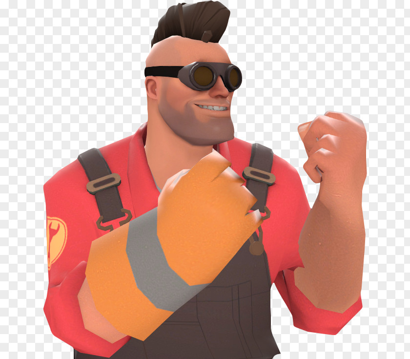 Glasses Goggles Finger Team Fortress 2 PNG