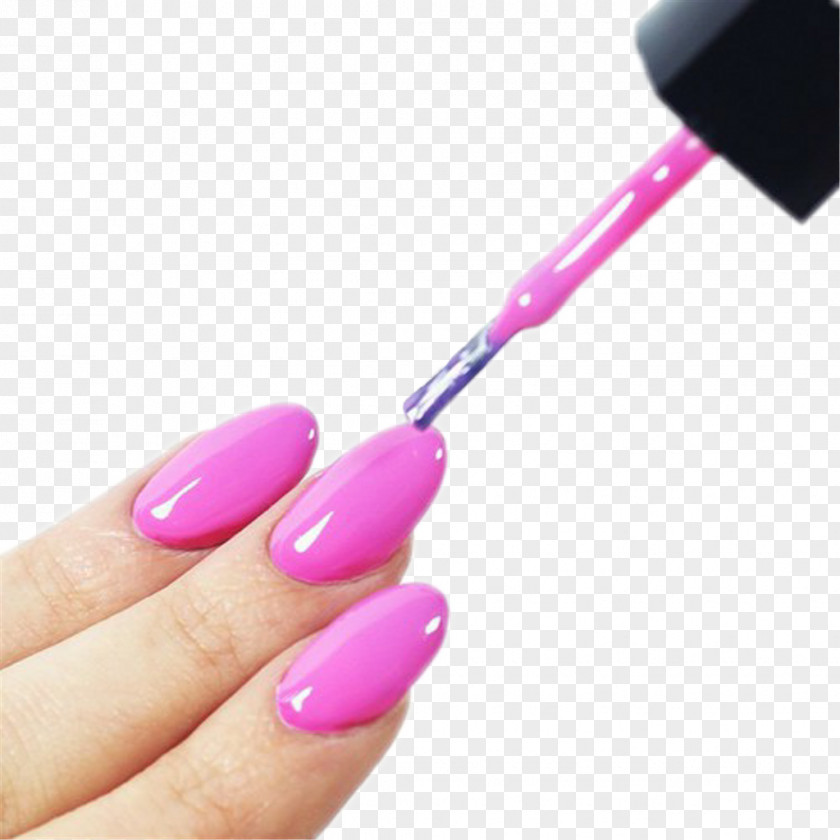 Nail Art Polish Emoji Salon PNG