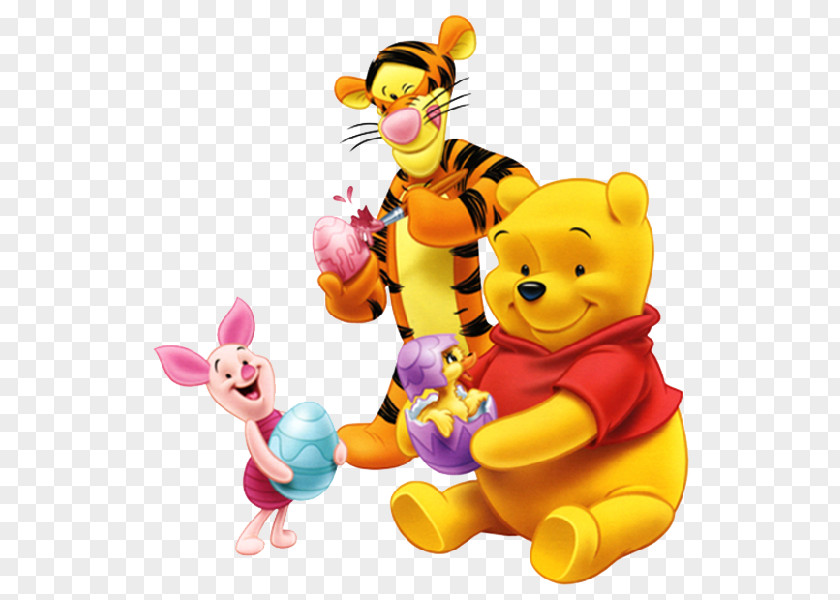 Spring Clipart Winnie-the-Pooh Tigger Roo Piglet Eeyore PNG