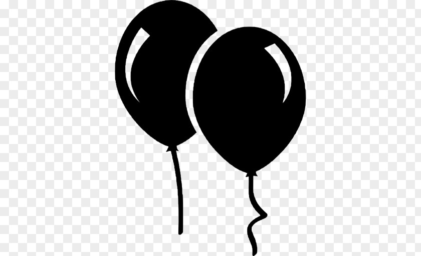 Balloon Black And White Clip Art PNG