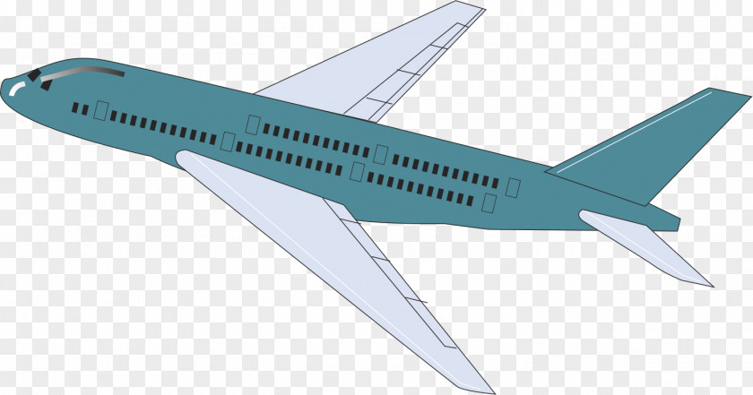 Cartoon Airplane Boeing 737 C-40 Clipper Airbus Wide-body Aircraft PNG