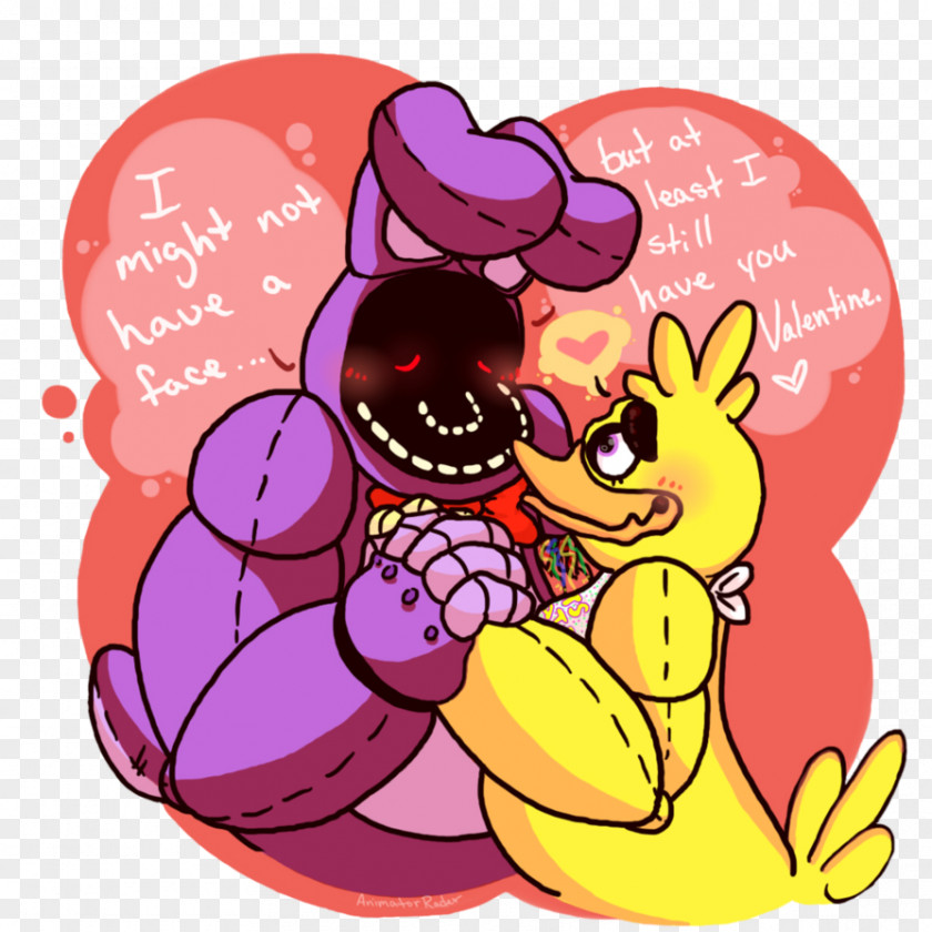 Happy Valentines Five Nights At Freddy's 2 Valentine's Day Red Letter PNG