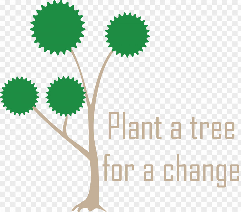 Plant A Tree For Change Arbor Day PNG