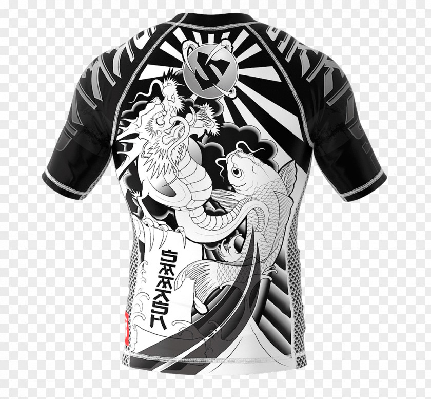 T-shirt Koi Rash Guard Sleeve Fish PNG