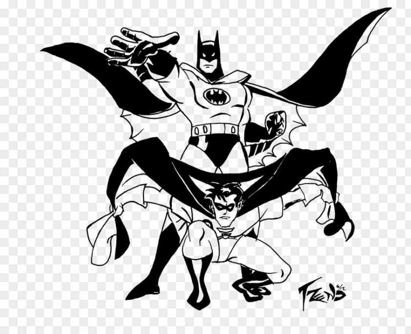 Batman And Robin Warner Bros. Cartoons Artist Animated Cartoon PNG