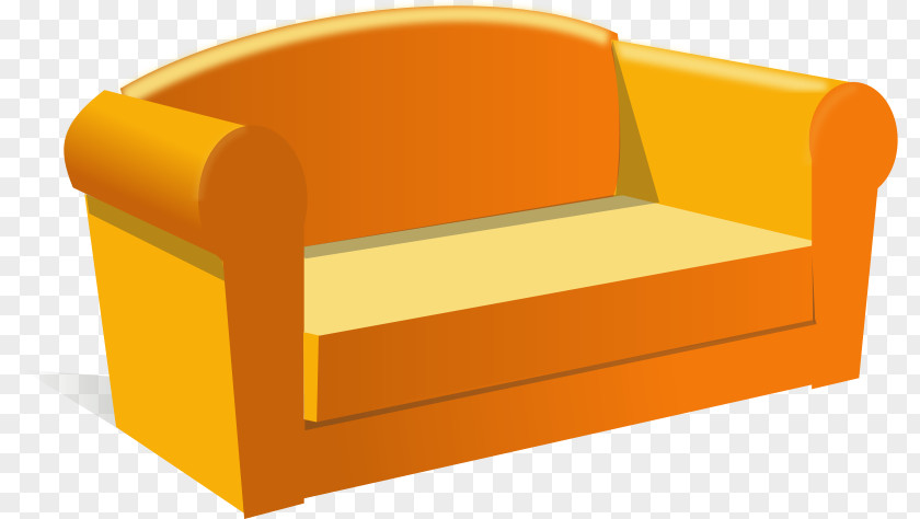 Orange Table Cliparts Couch Living Room Clip Art PNG