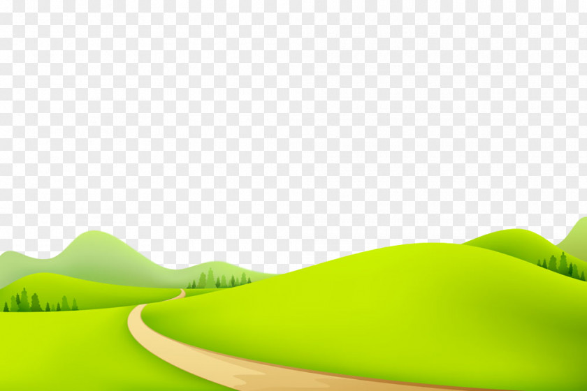 Plant Landscape Green Leaf Hill Grass PNG