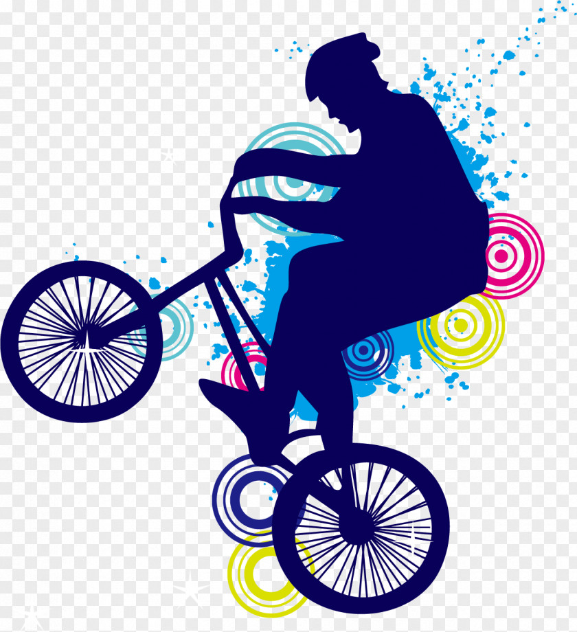 Cool Driving Skills Bicycle Wheel Flatland BMX Clip Art PNG