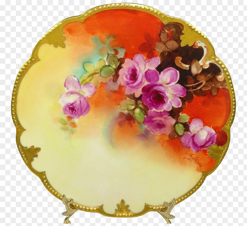 Design Cut Flowers Floral Porcelain PNG