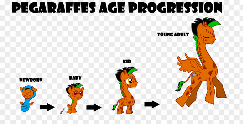 Giraffe Pony Cartoon PNG