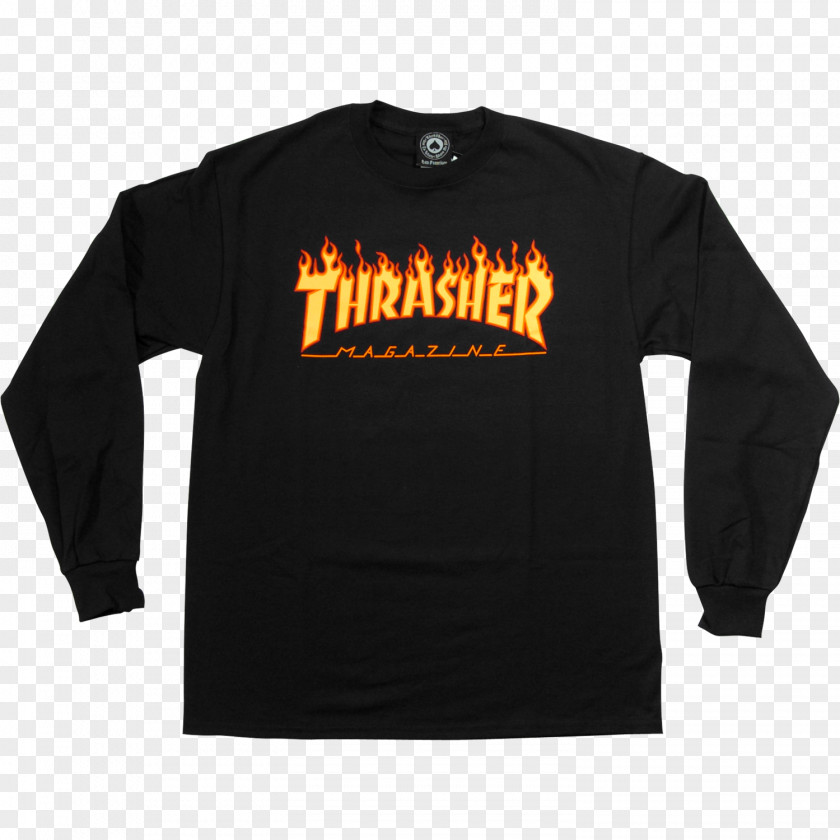 T-shirt Long-sleeved Hoodie Thrasher Presents Skate And Destroy PNG