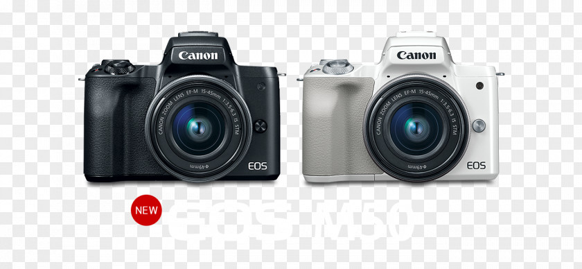 Camera Canon EOS M50 EF Lens Mount M100 Mirrorless Interchangeable-lens PNG