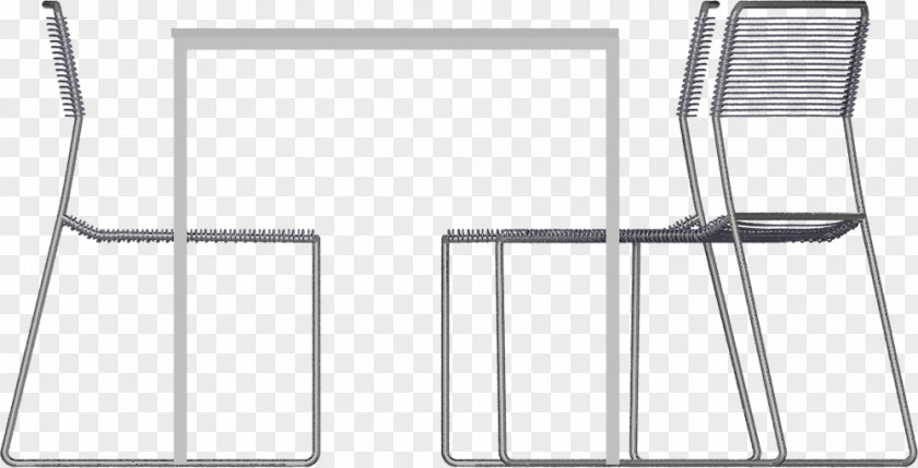 Chair Line Angle White PNG