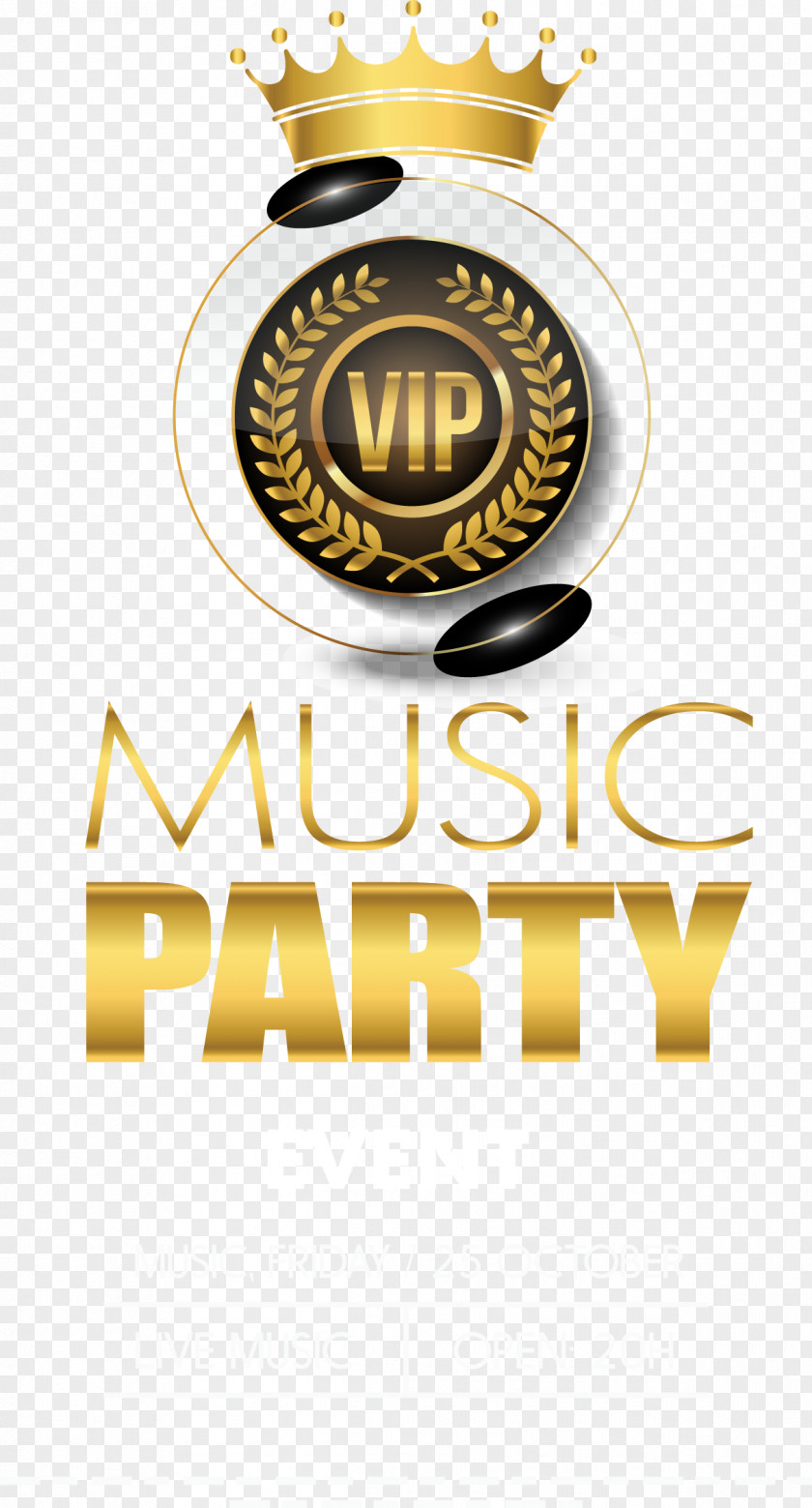Gold VIP Logo Download PNG