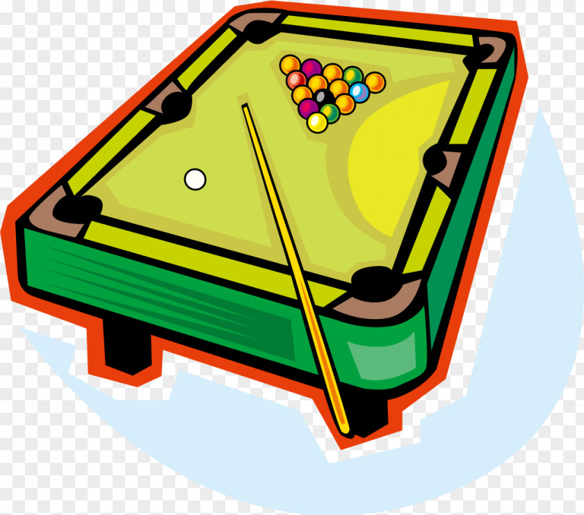 Cartoon Vector Billiard Tables Table Pool Billiards Clip Art PNG