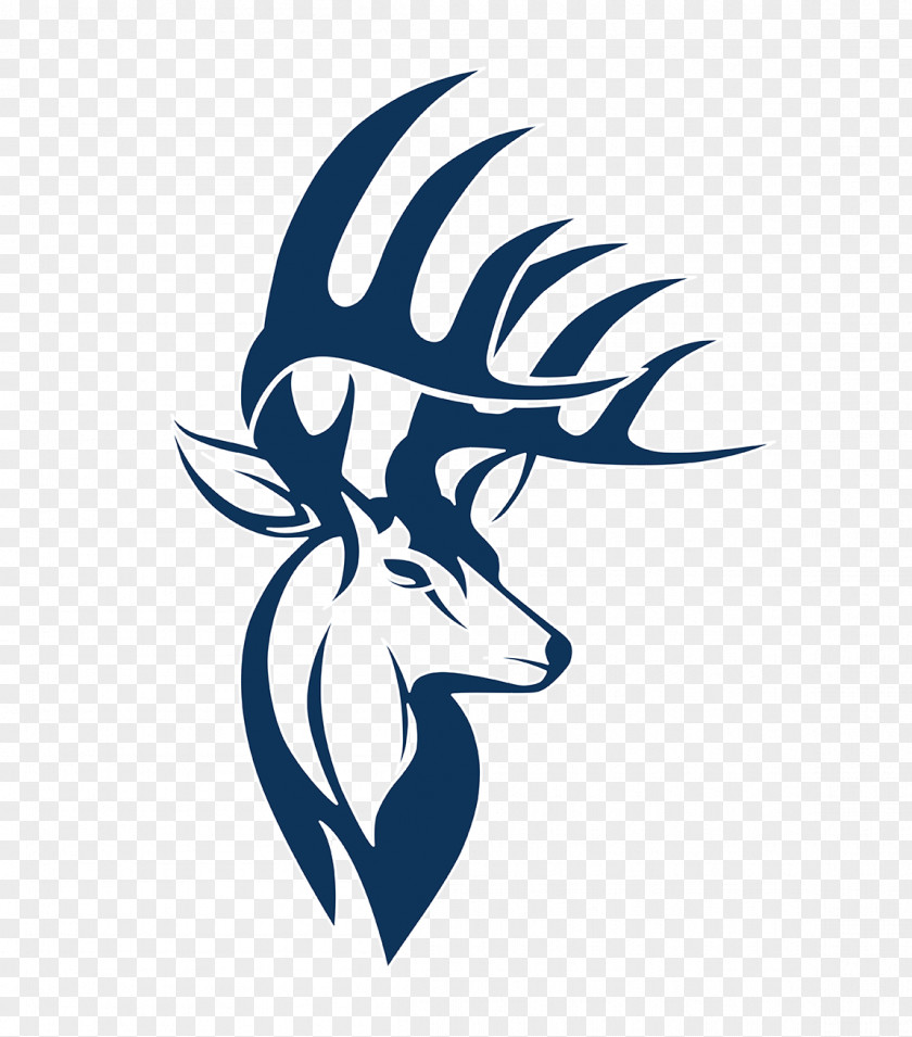Elk Head Decal White-tailed Deer Logo Clip Art PNG