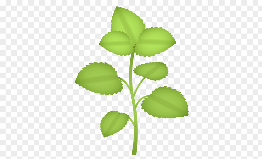 Herb Emoji Plant SMS WhatsApp PNG