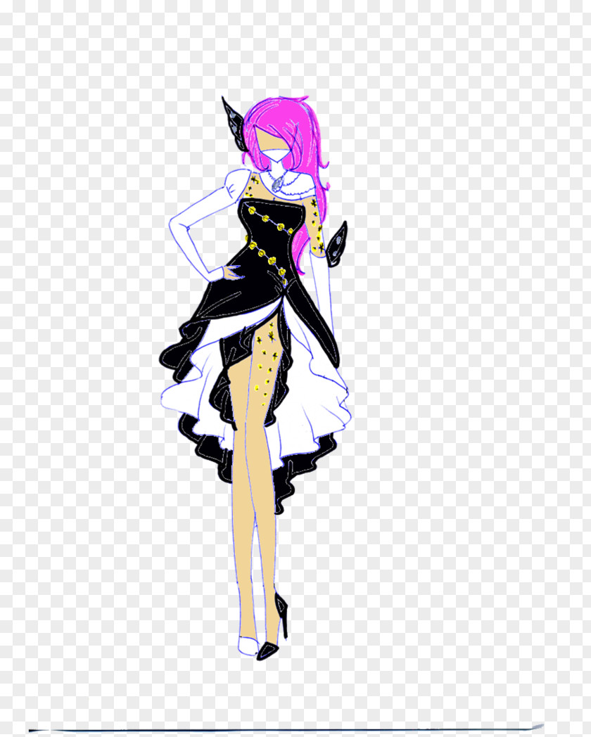 Purity Fashion Illustration Cartoon Costume PNG