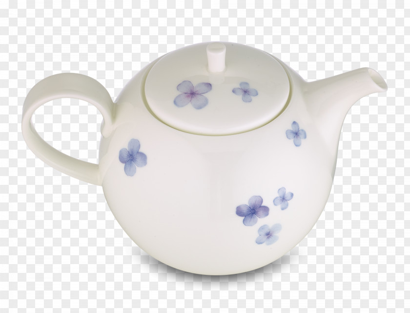 Scattered Petals Jug Saucer Mug Teapot Ceramic PNG