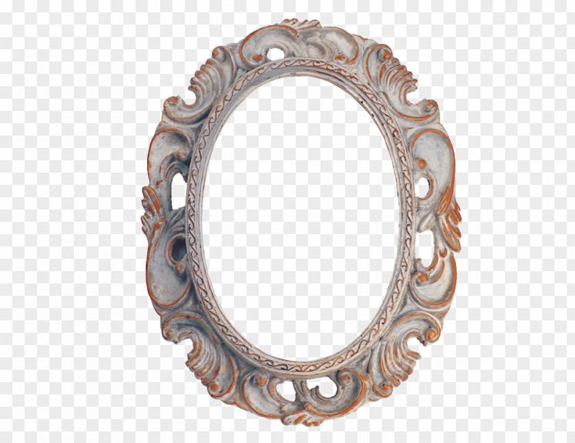 Wood Frame 04 Ellipse Picture Circle PNG