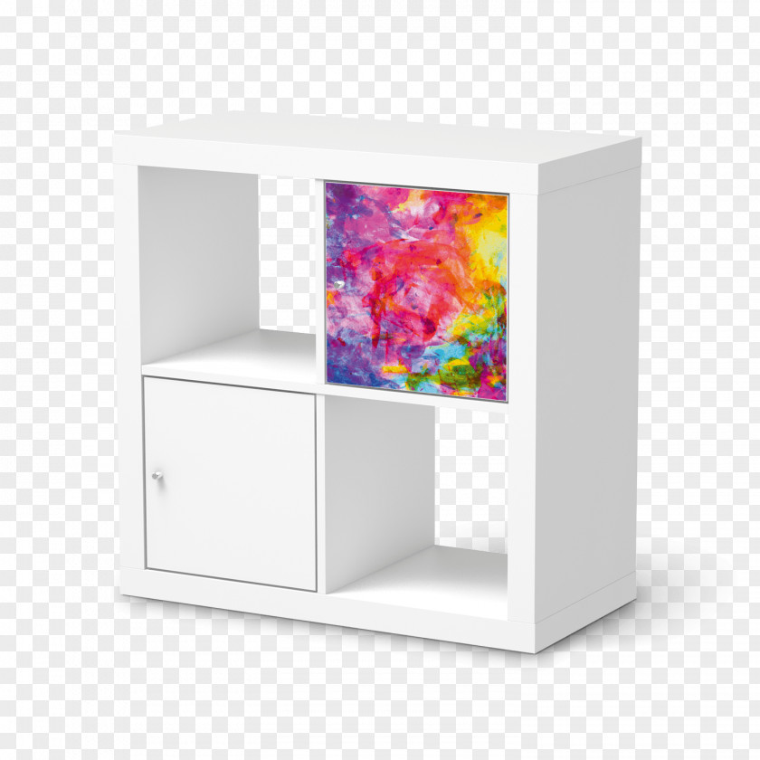 Abstract Watercolor Expedit Hylla Billy Bookcase Table PNG