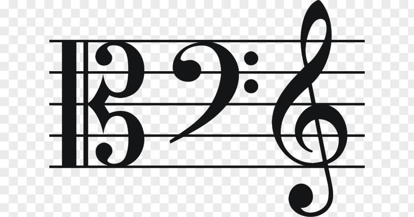 Bass Clef Treble Musical Note PNG