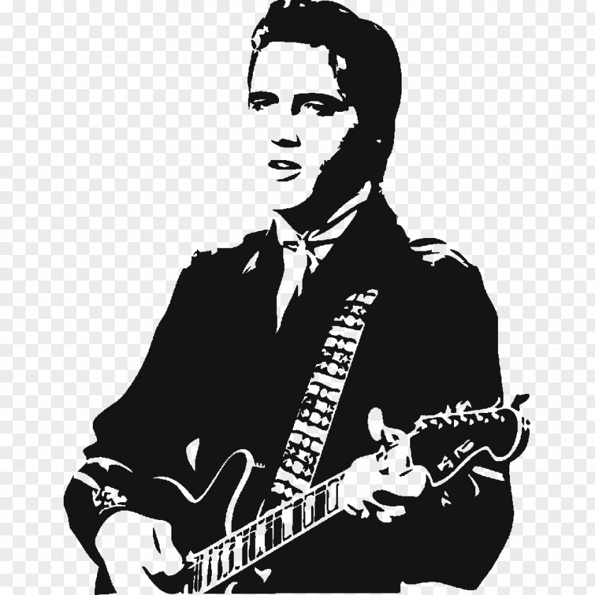 Colored Arrows Stickers Elvis Presley Stencil Mural Wall Decal Silhouette PNG