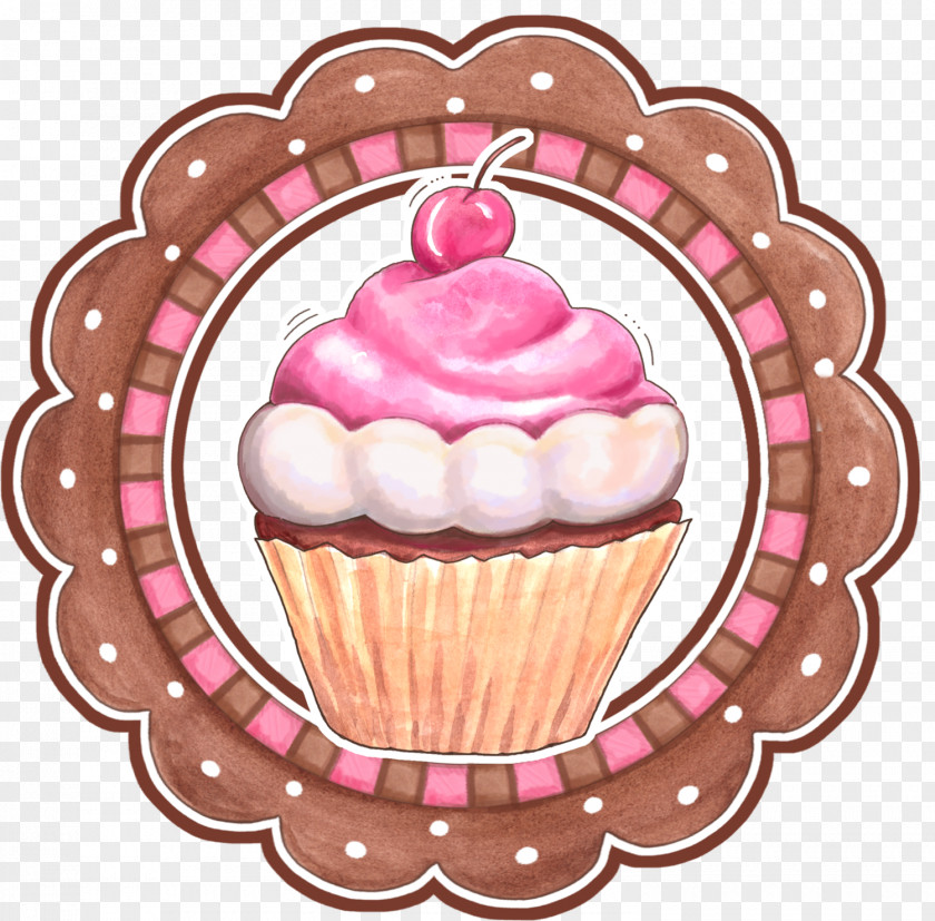Cupcake Bakery Chocolate Brownie Muffin Birthday Cake PNG
