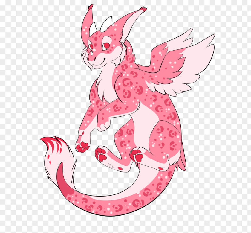 Dutch Angel Dragon Plush Illustration Clip Art Pattern Animal Pink M PNG