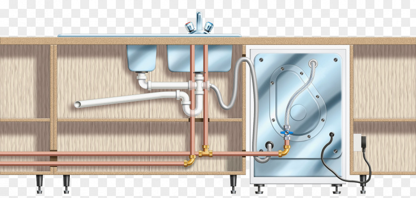 Kitchen Sewer Washing Machine Drain Sink PNG