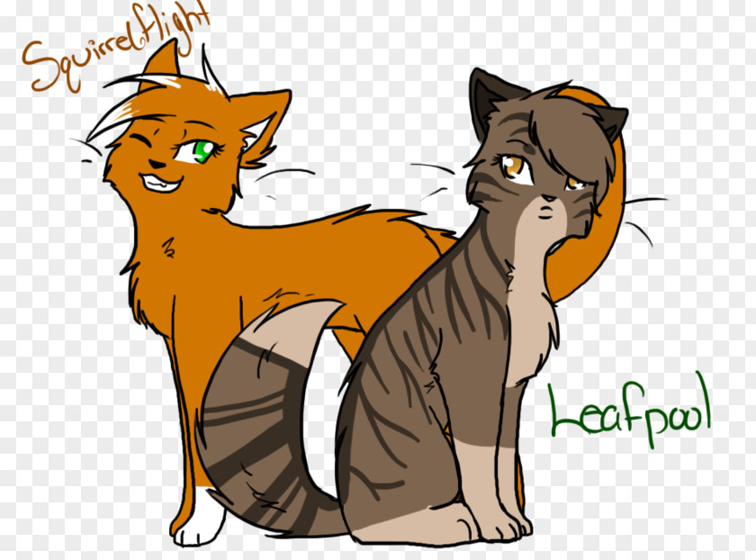 Leaves Shading Warriors Cat Squirrelflight Leafpool Firestar PNG