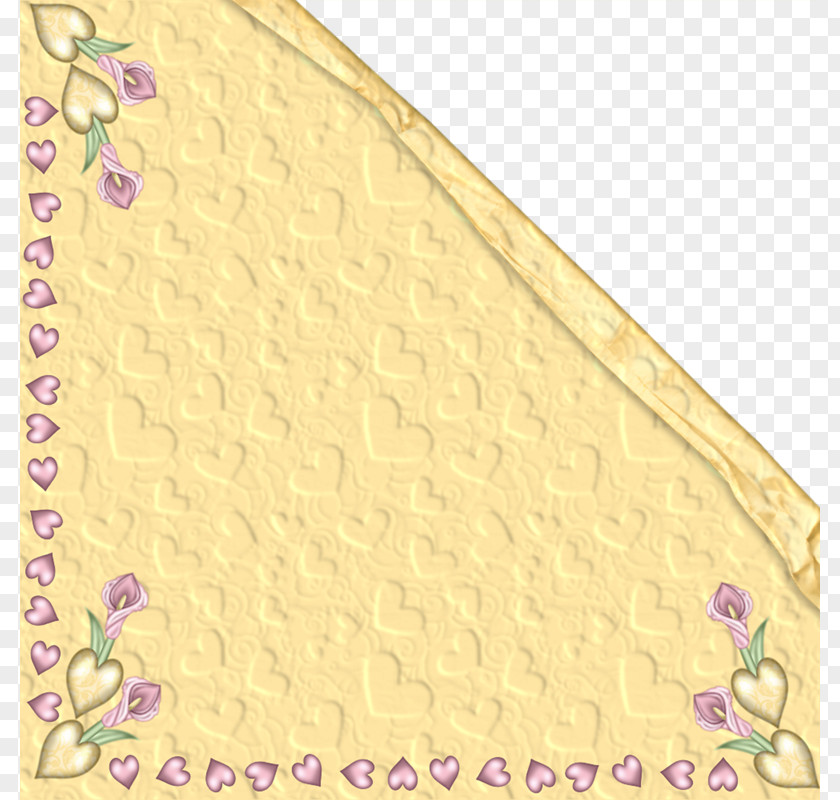 Love Triangle Cloth Yellow Textile Purple PNG