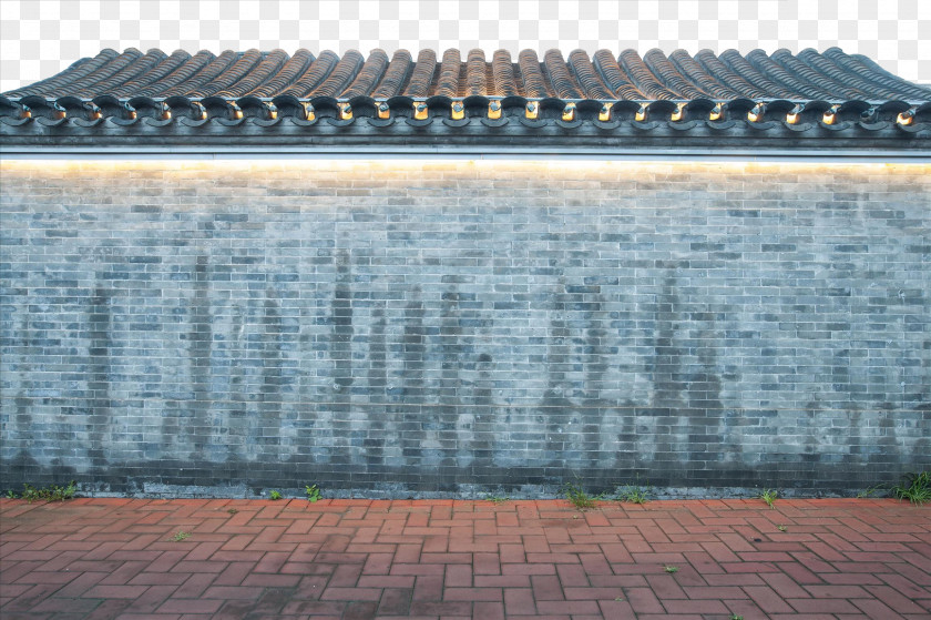 Ancient Brick Wall Partition PNG