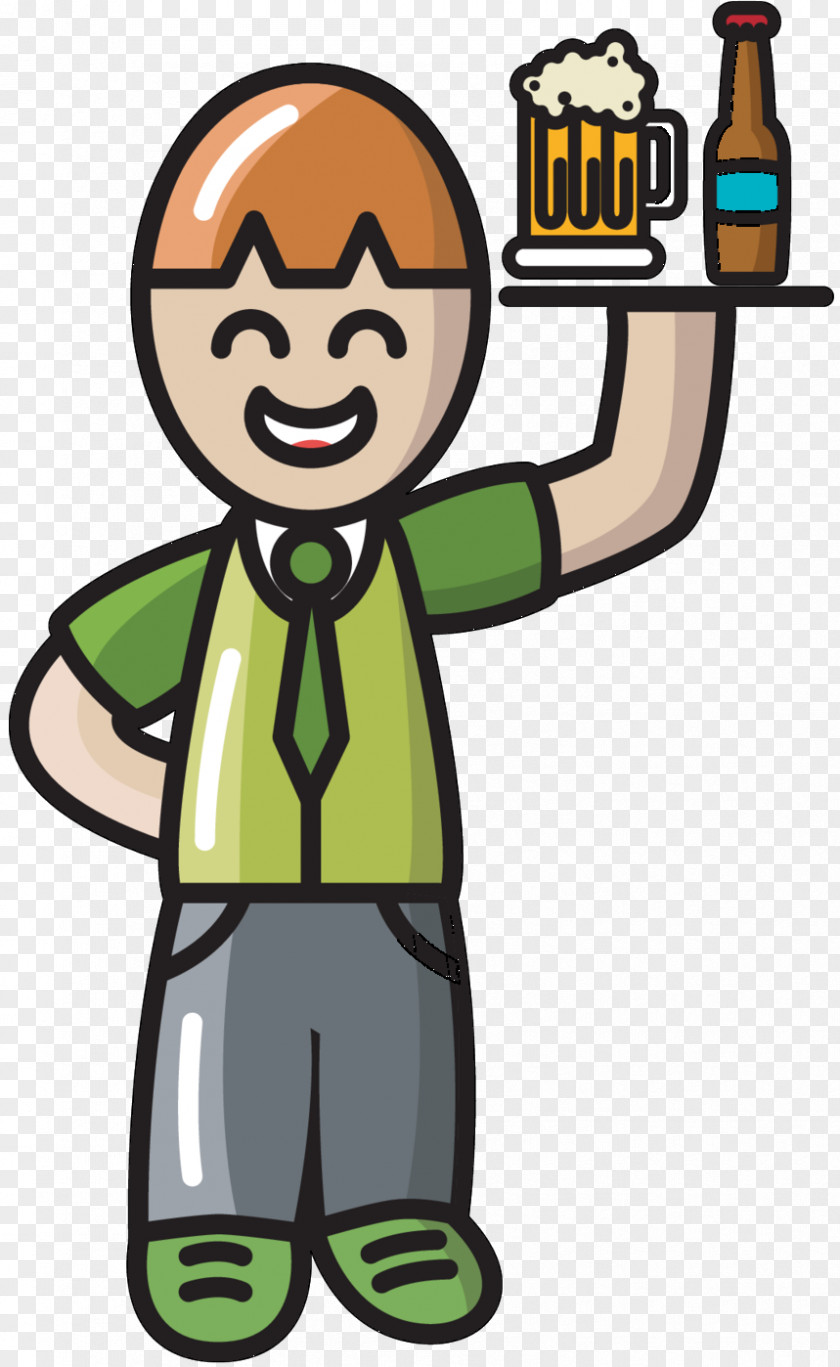 Bartender Vector Graphics Drawing Waiter Cartoon PNG