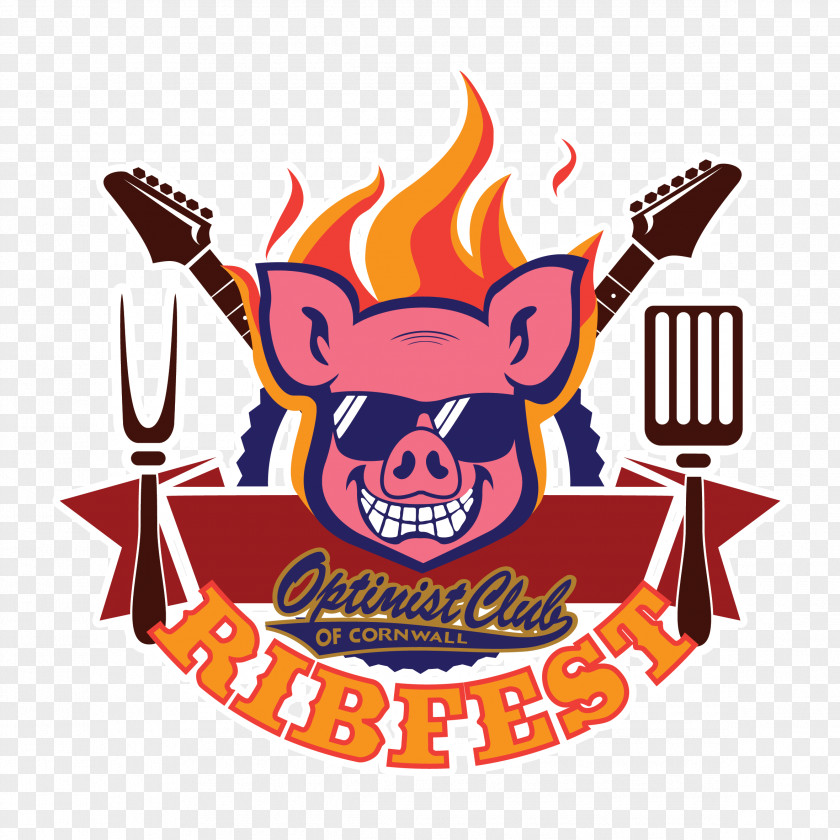 Food Carnival Cornwall Barbecue Ribfest Festival Logo PNG