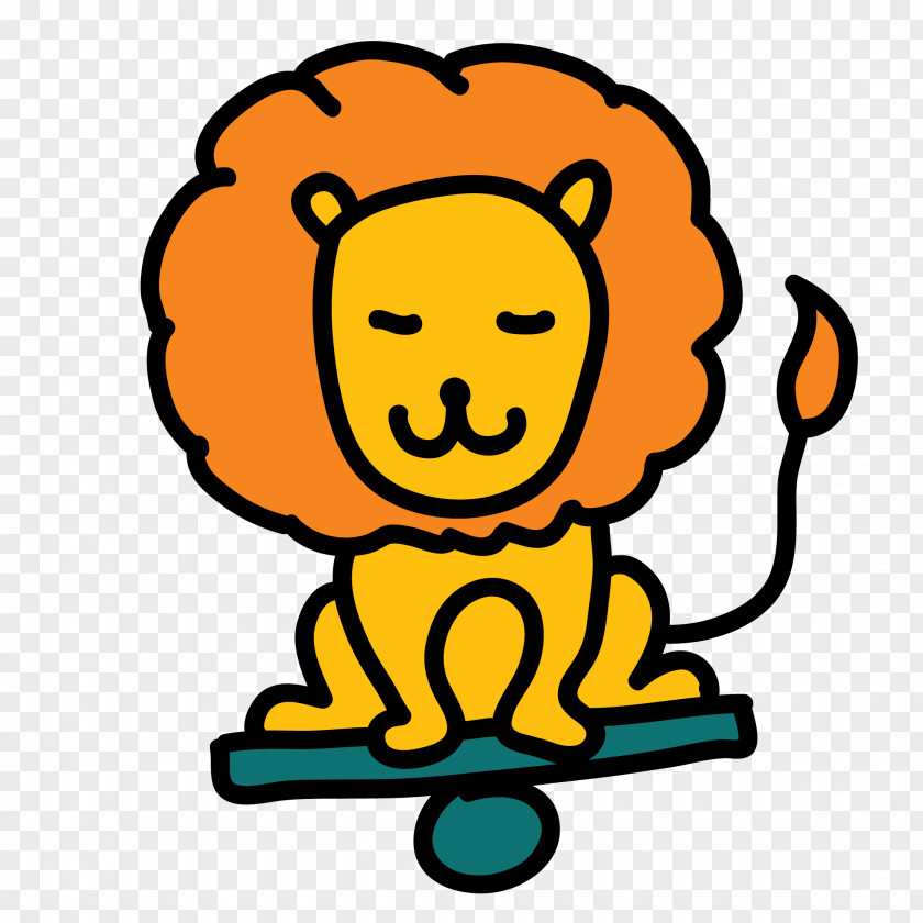 Lion Cubs Stick Figure Drawing Clip Art PNG
