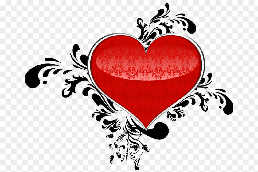 Red Art Heart PNG Clipart Valentine's Day Clip PNG
