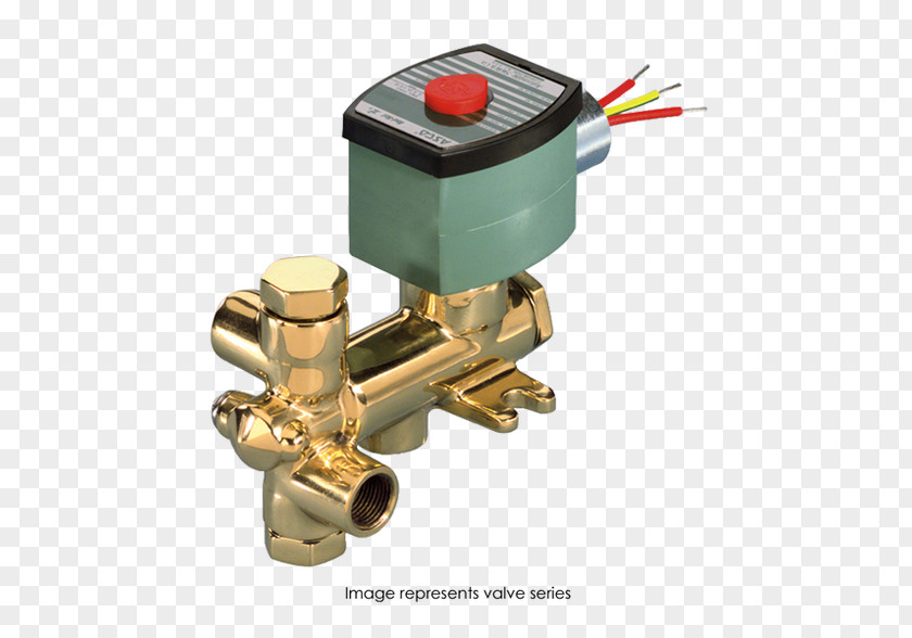 Solenoid Valve Four-way Gas PNG