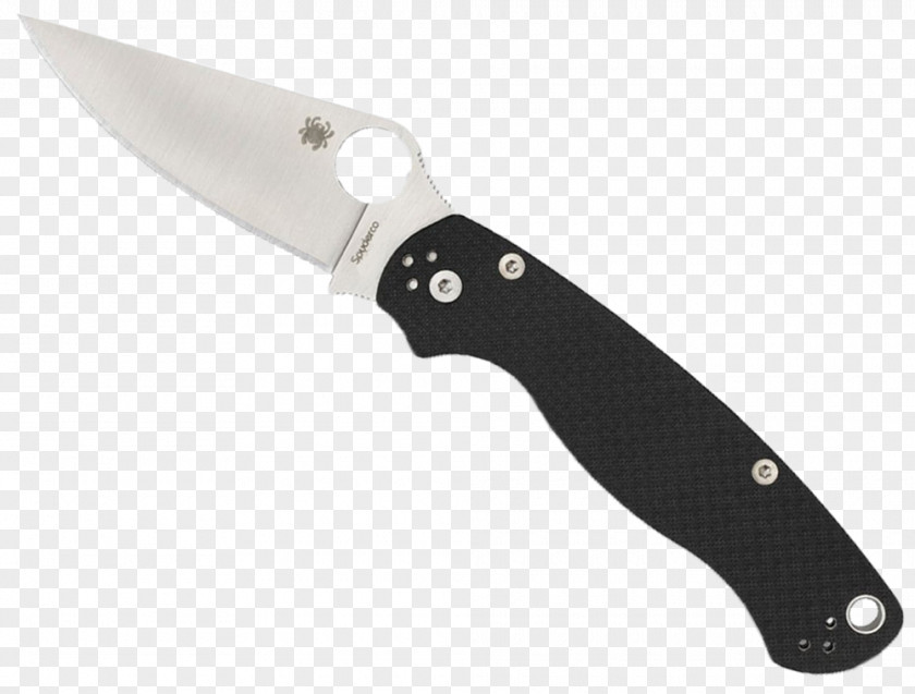 Spyderco Para Military 2 Folding Knife CPM S30V Steel Pocketknife PNG