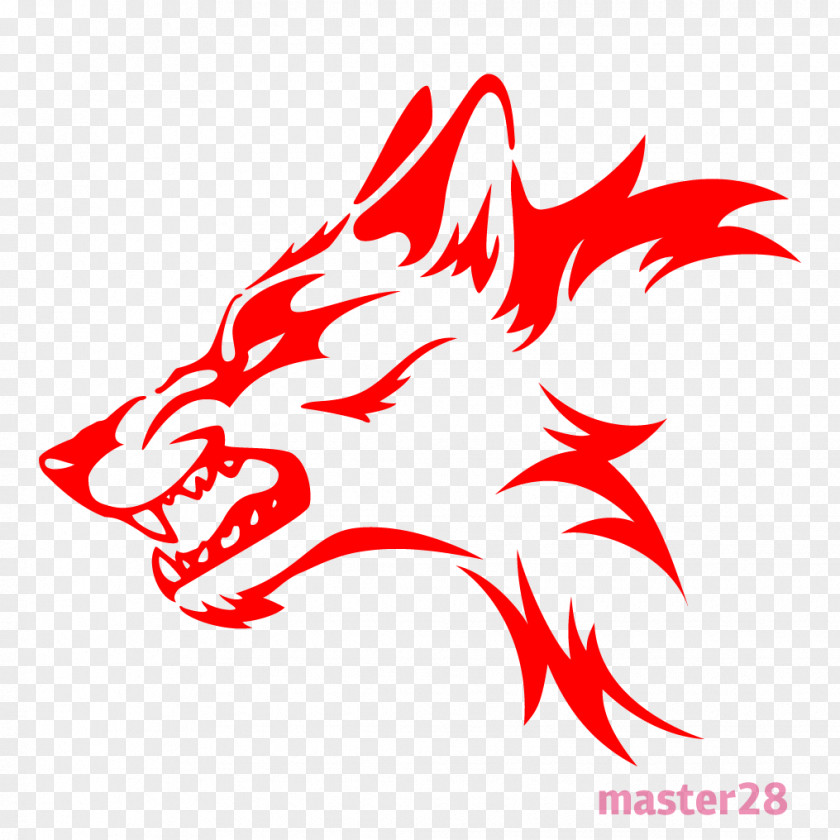 Wolf Tattoo Clip Art Drawing PNG