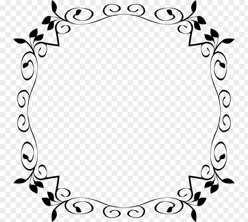 Borders And Frames Floral Design Drawing Clip Art PNG