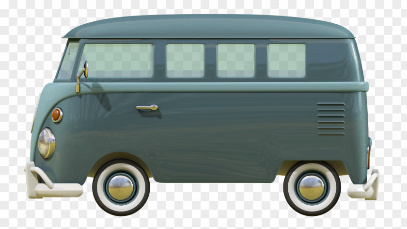 Bus Van Car Volkswagen Type 2 PNG