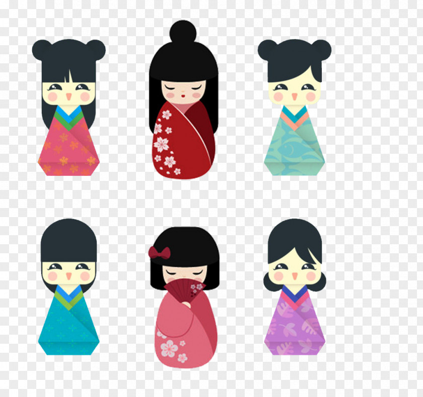 Ceramic Doll Japanese Dolls Kokeshi Clip Art PNG