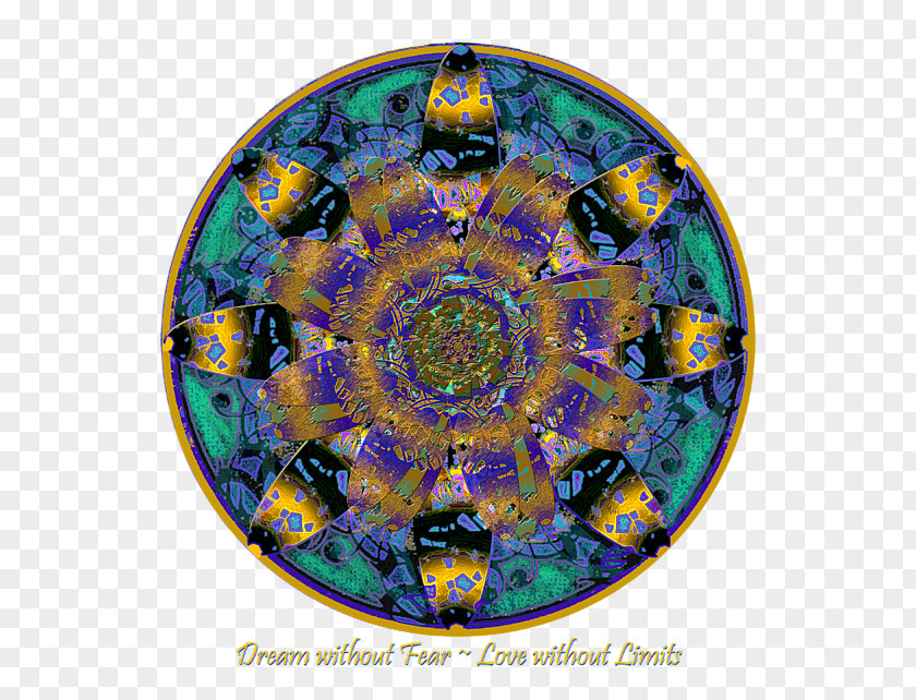 Circle Symmetry Dreamcatcher Pattern PNG