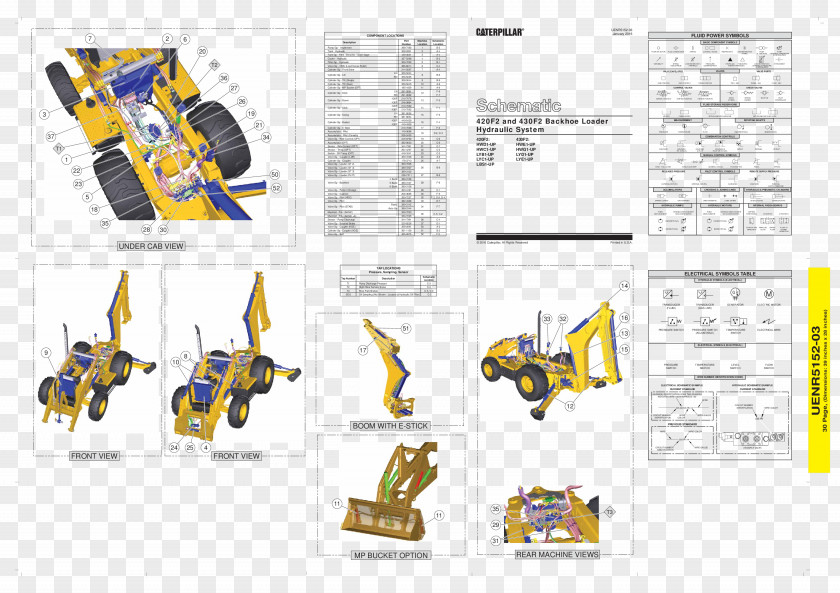 Excavator Caterpillar Inc. John Deere Backhoe Loader Heavy Machinery PNG
