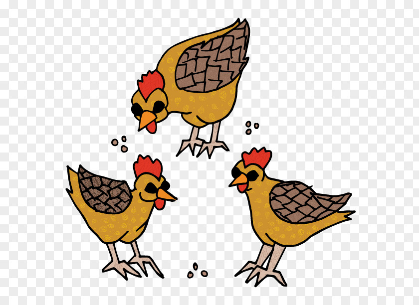 Hens Poster Faverolles Chicken Clip Art Cartoon Illustration GIF PNG