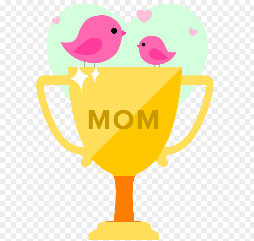 Mothers Day Badge Mother's Trophy Clip Art PNG