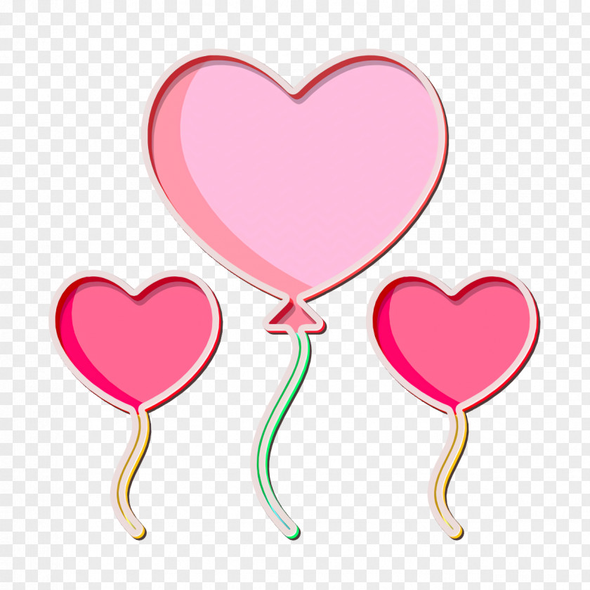 Balloon Icon Heart Love PNG