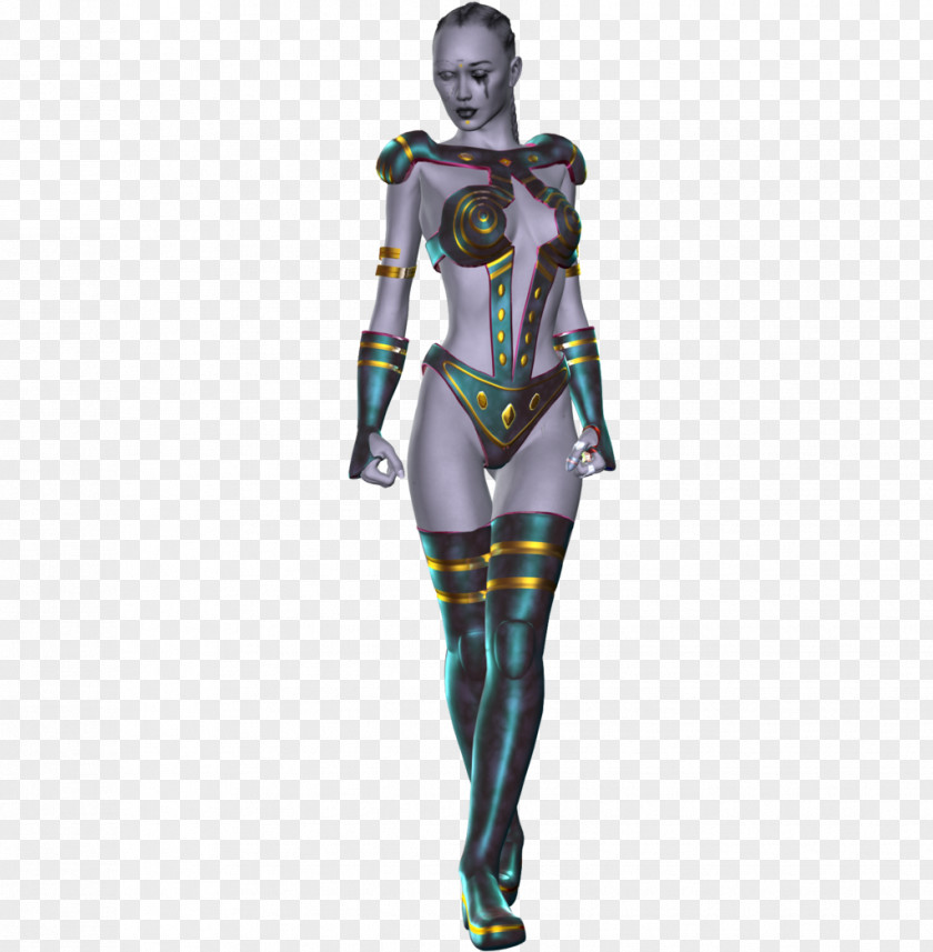 Cyborg Clipart Female PNG