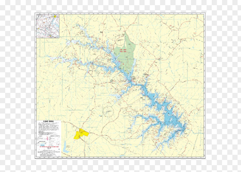 Map Atlas Lake Anna Line PNG